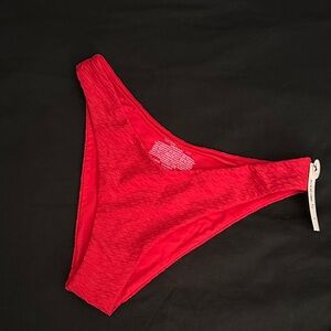Victoria's Secret Scarlet Textured Swimwear
